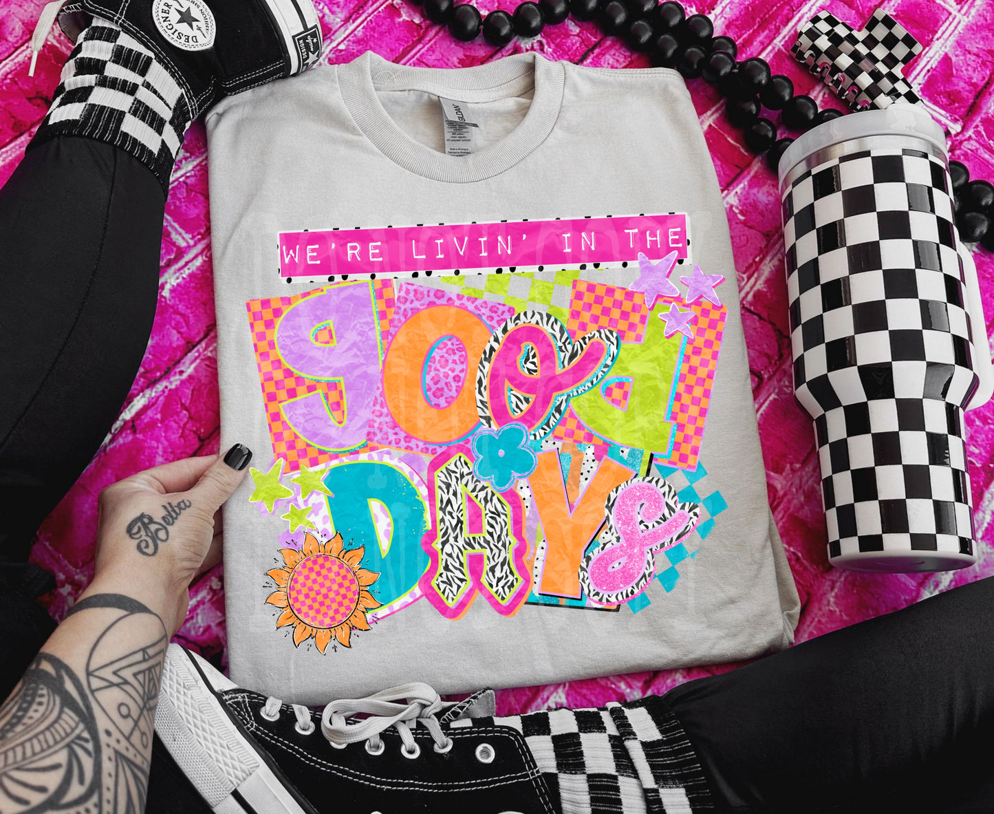 We're Livin In The Good Days PNG Design