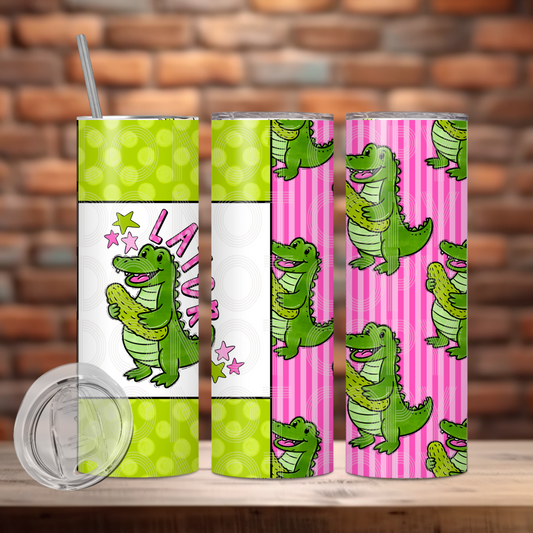 Later Dilli-gator Tumbler PNG Design
