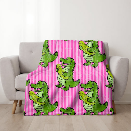 Dilli-gator Seamless PNG Design