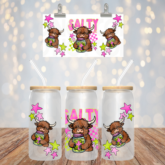 Salty Matthew 16oz Libbey PNG Design