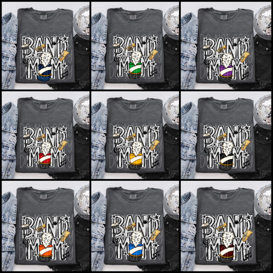 Band Mom PNG Designs