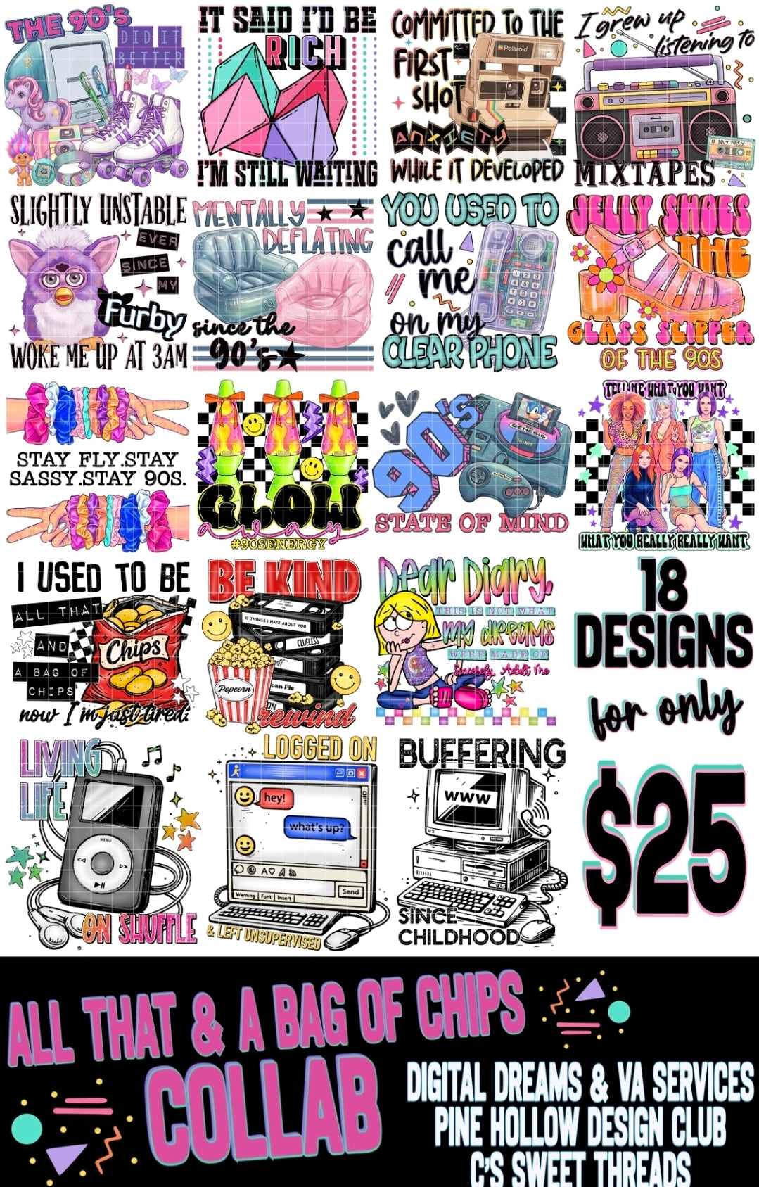 All That & A Bag Of Chips Collab w/ Digital Dreams & VA Services And C's Sweet Threads