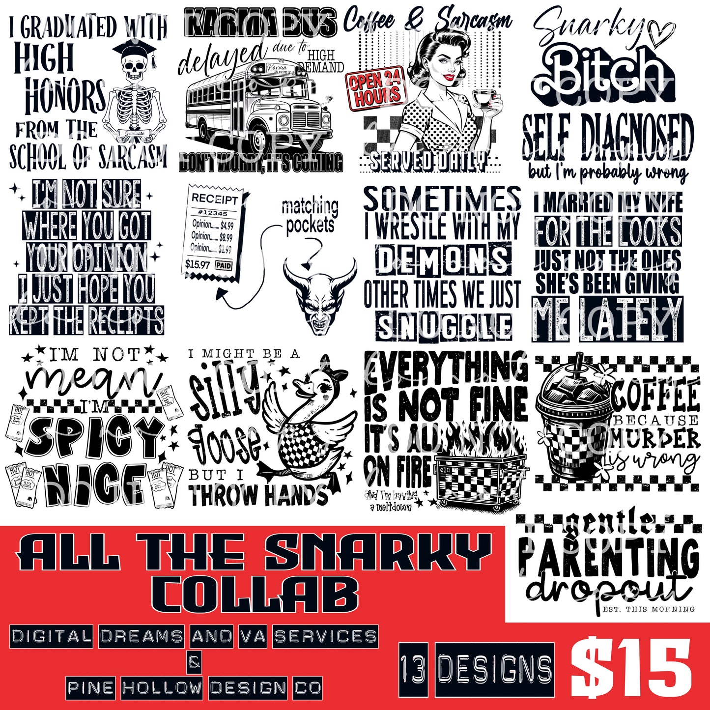 ALL THE SNARKY COLLAB W/ DIGITAL DREAMS AND VA SERVICES