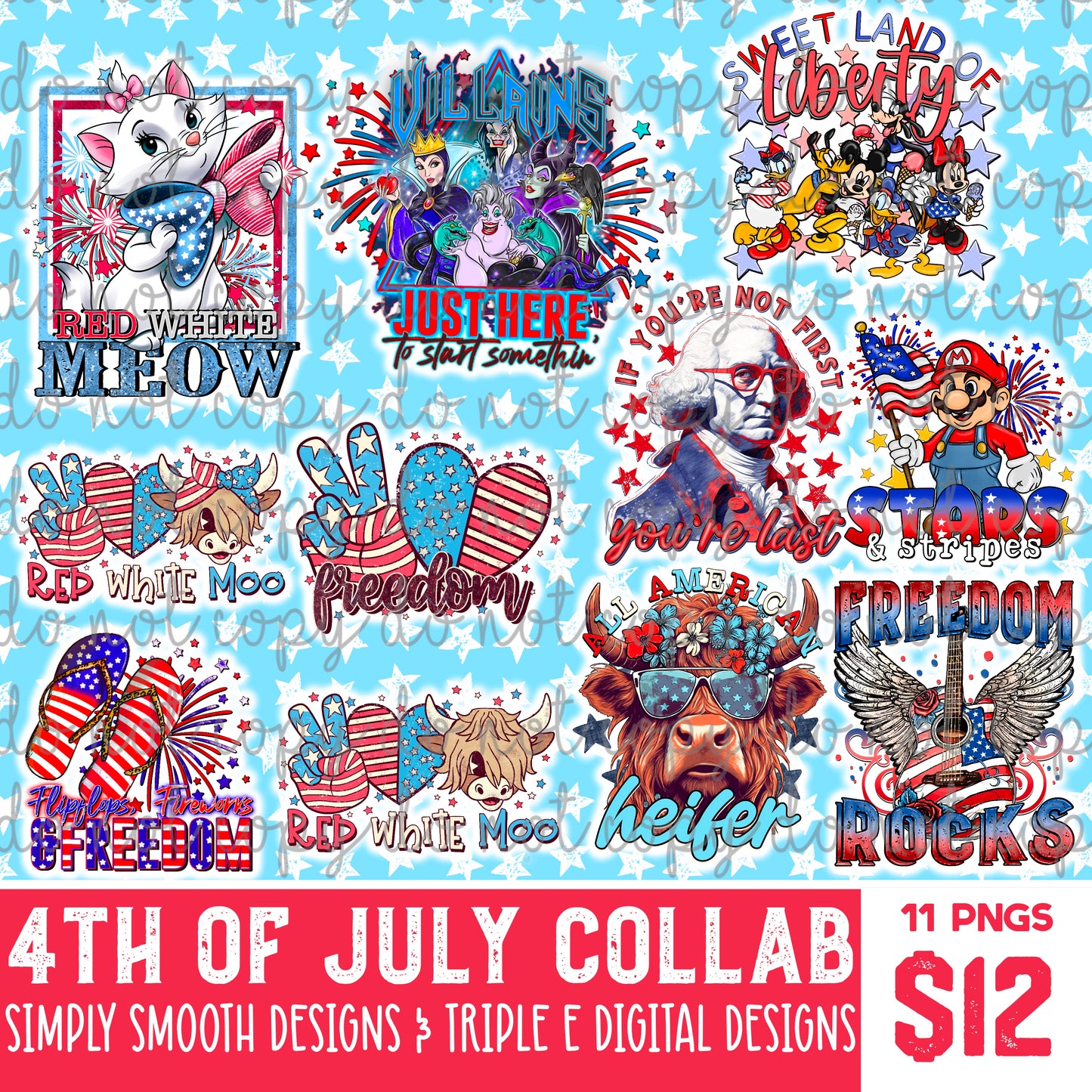 Mini 4th of July Collab with Simply Smooth Designs