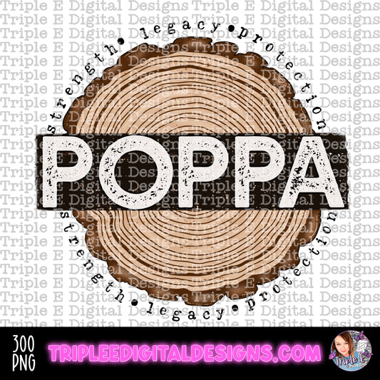 Poppa Tree Rings PNG