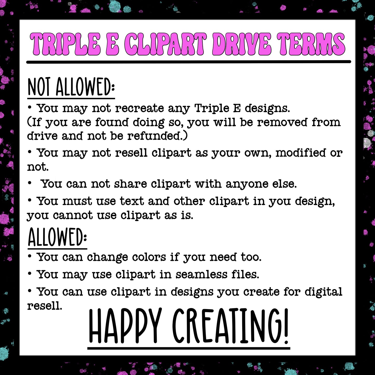 Triple E Lifetime Element Drive