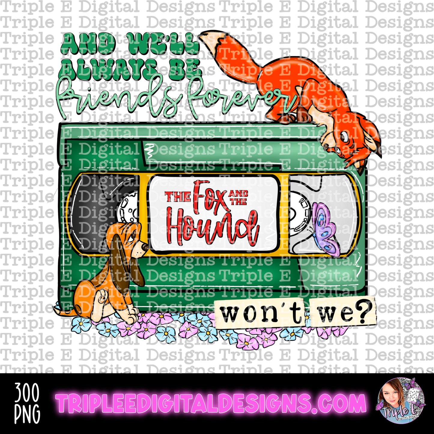 Friends Forever VHS Tape PNG