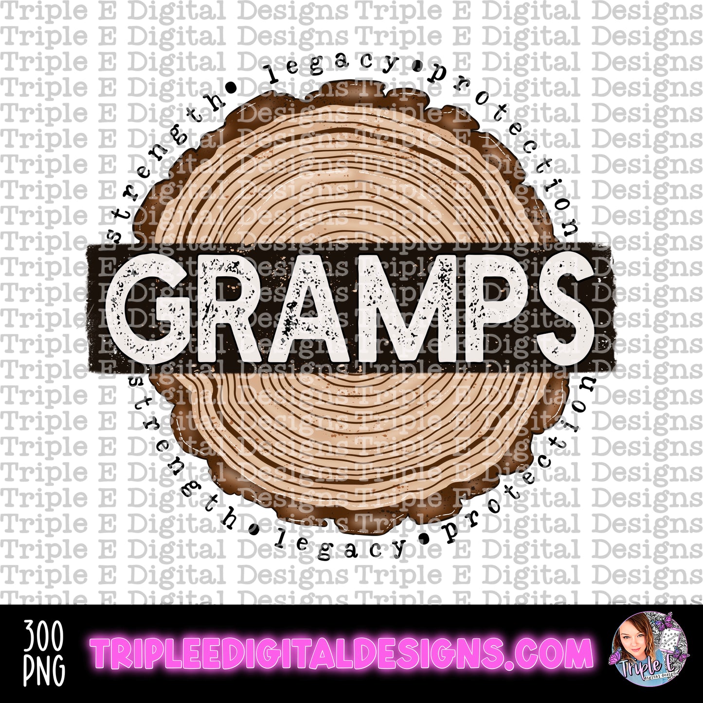 Gramps Tree Rings PNG