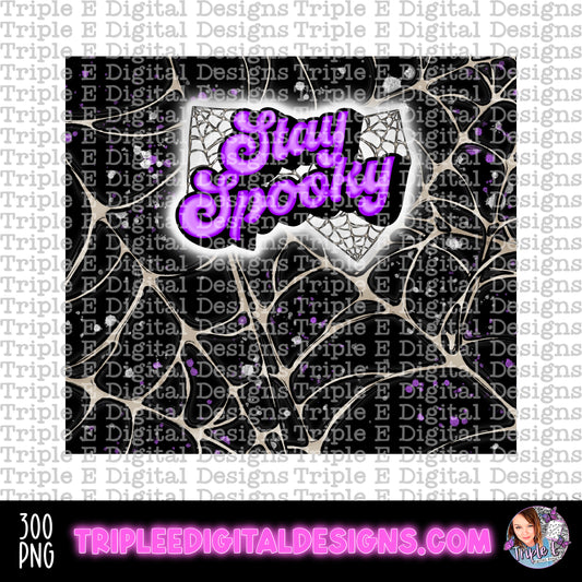 Stay Spooky Tumbler PNG