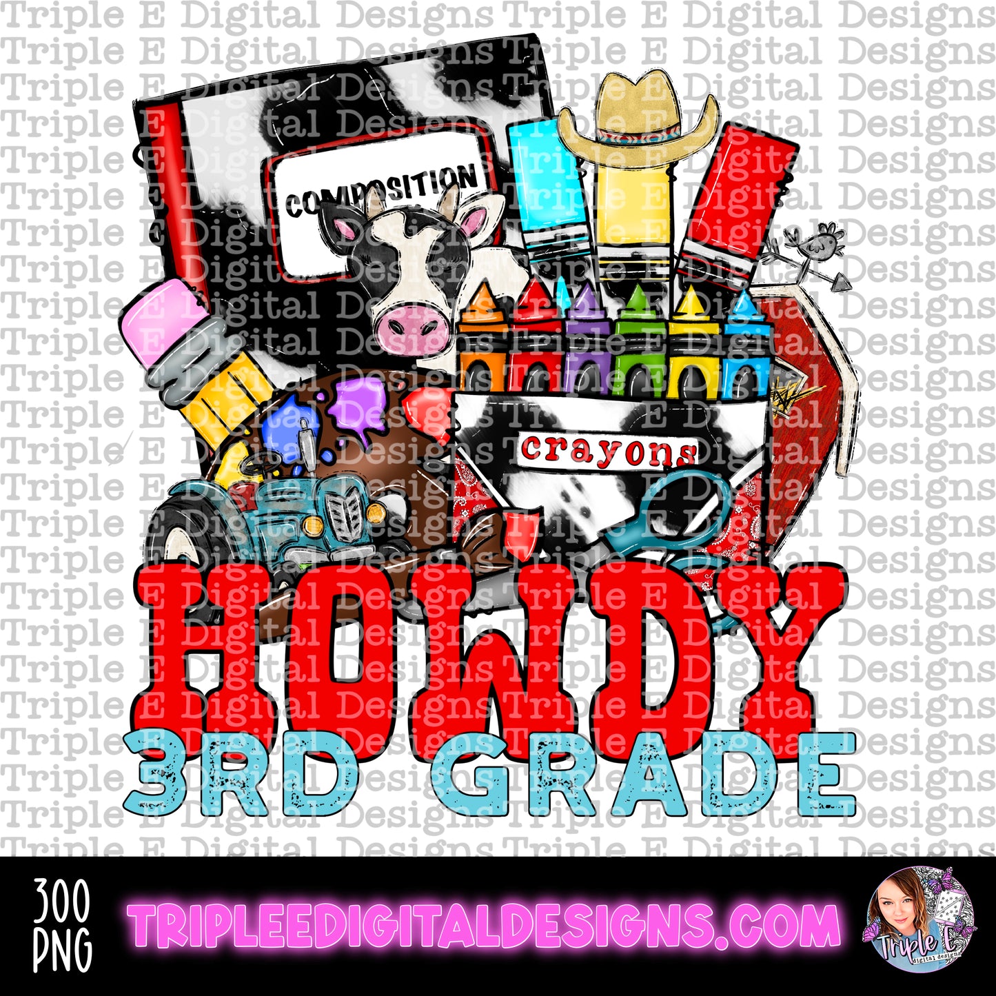 Howdy 3rd Grade PNG