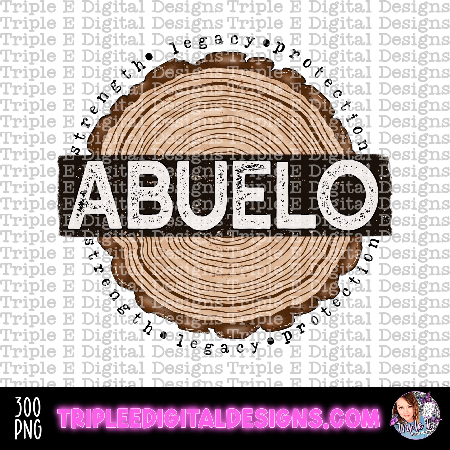 Abuelo Tree Rings PNG