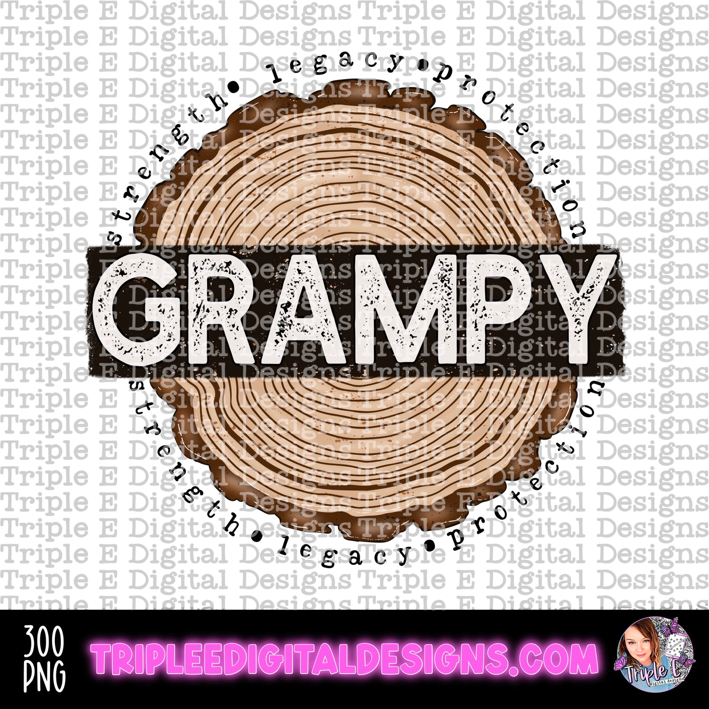 Grampy Tree Rings PNG