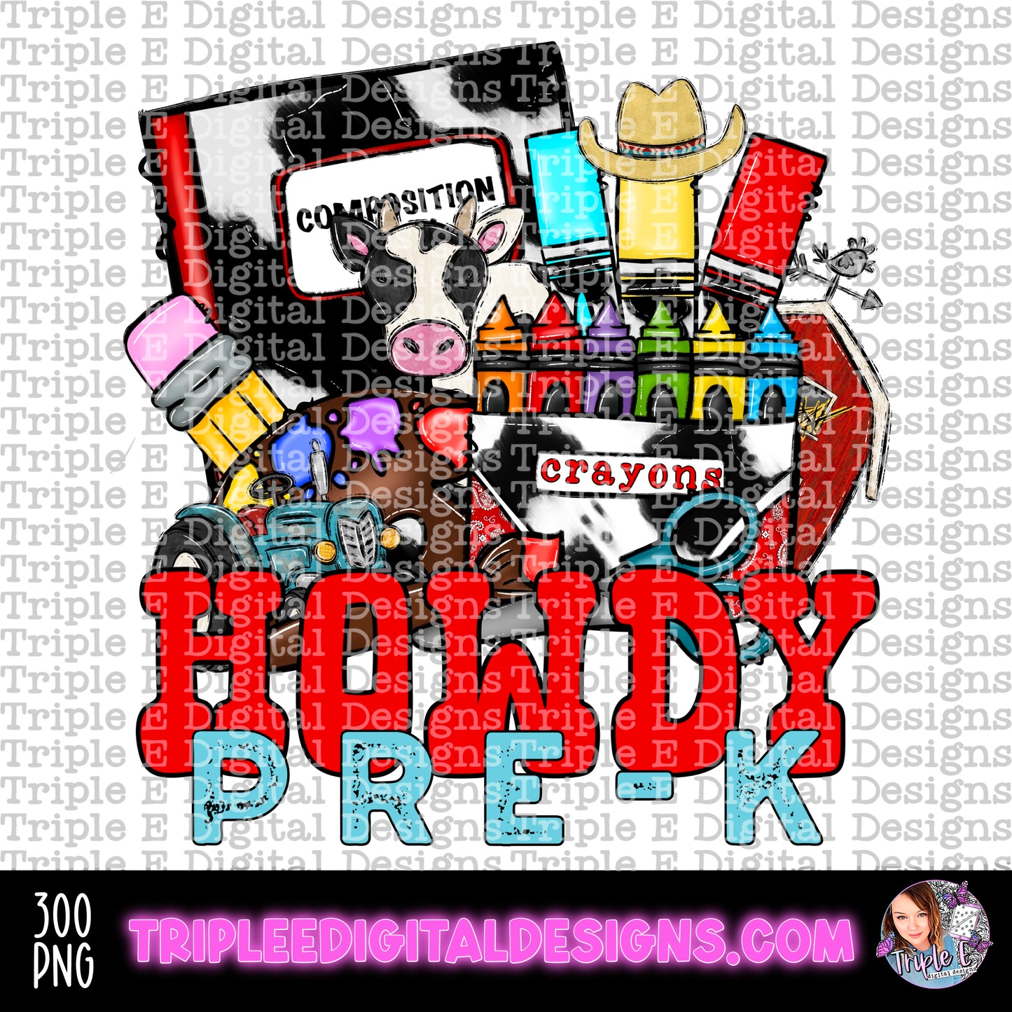 Howdy Pre-K PNG