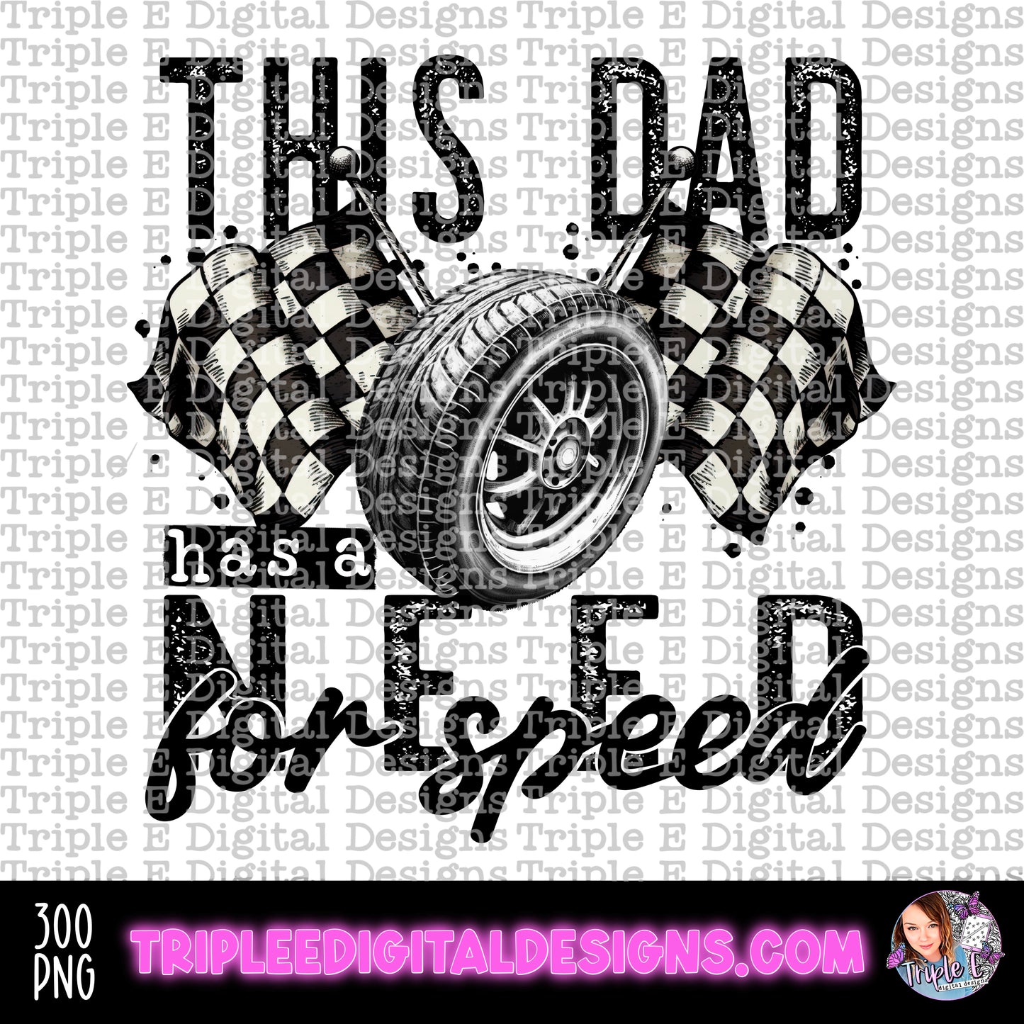 This Dad Had A Need For speed PNG