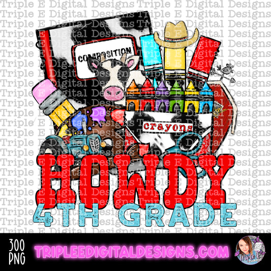 Howdy 4th Grade PNG