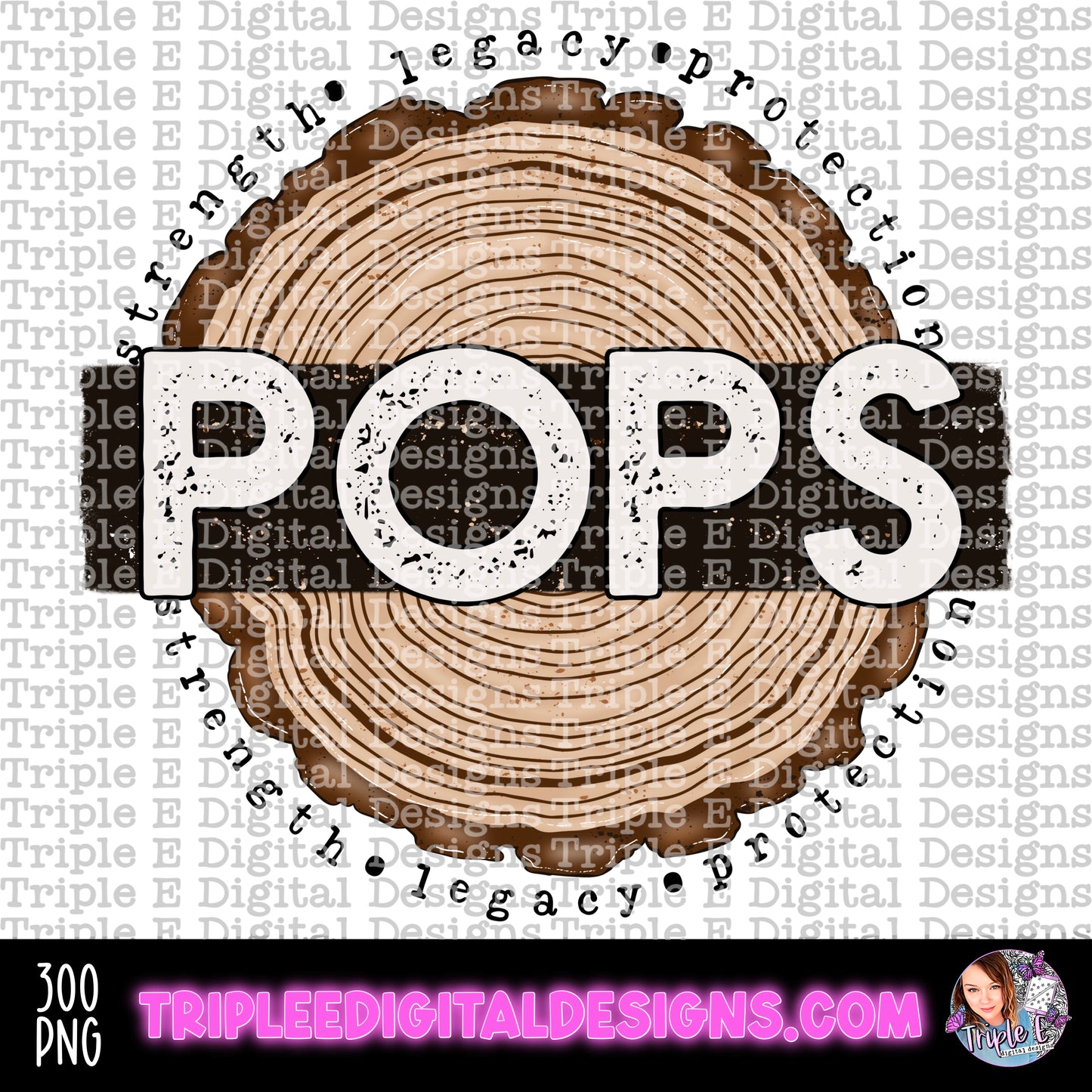 Pops Tree Rings PNG