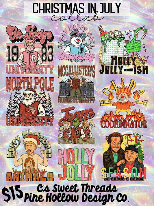MINI CHRISTMAS IN JULY COLLAB W/ C'S SWEET THREADS