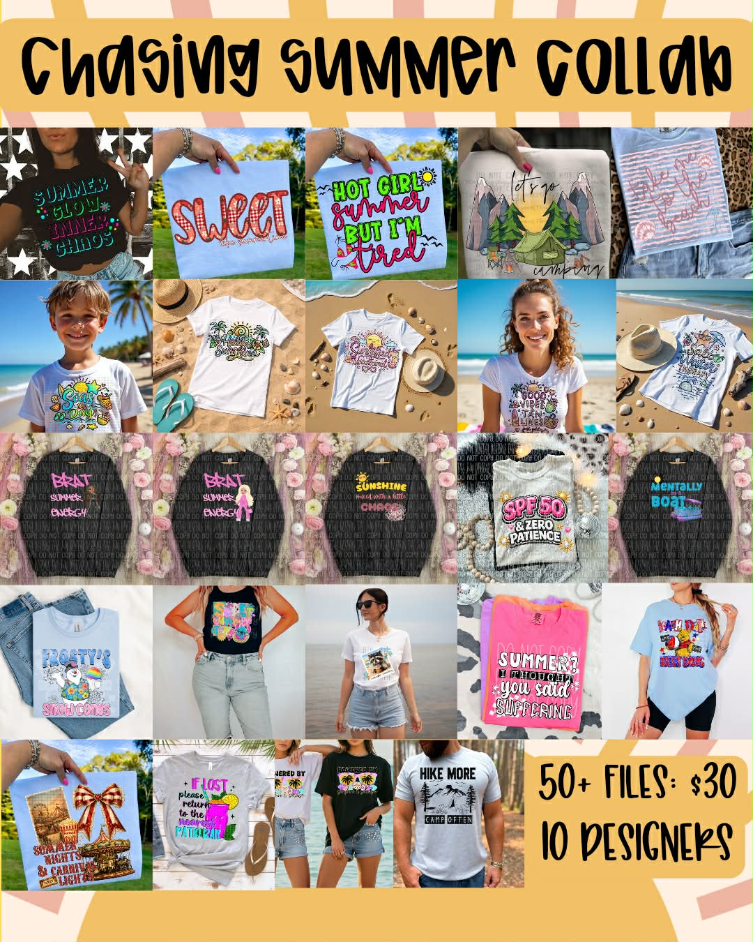 CHASING SUMMER COLLAB W/ 10 DESIGNERS