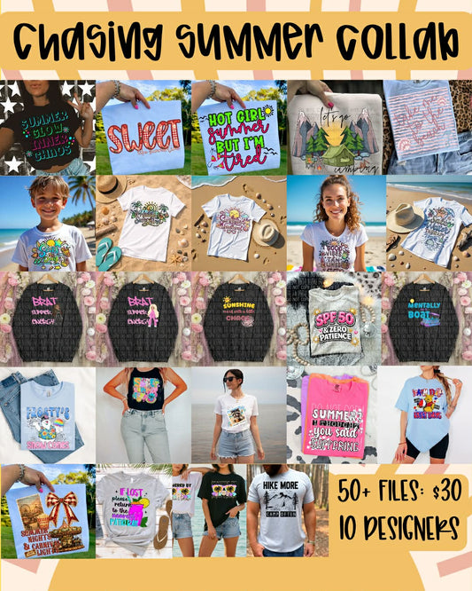 CHASING SUMMER COLLAB W/ 10 DESIGNERS