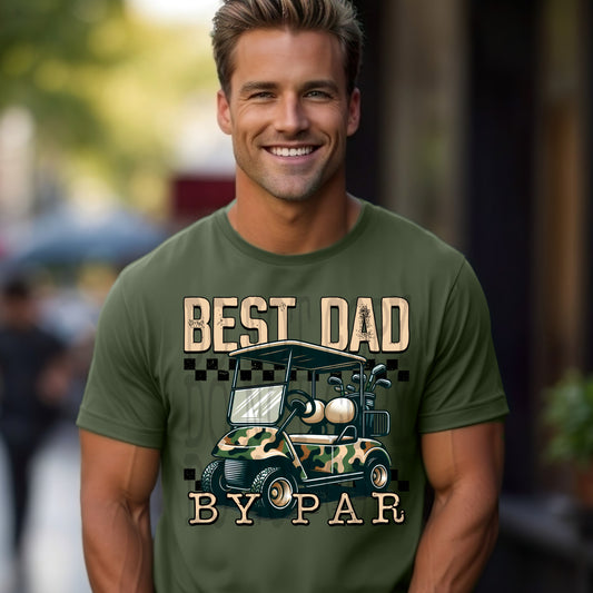 Best Dad By Par PNG Design