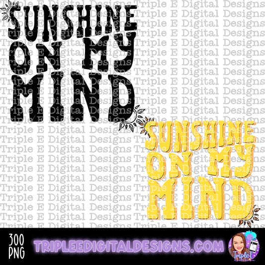 Sunshine On My Mind PNG