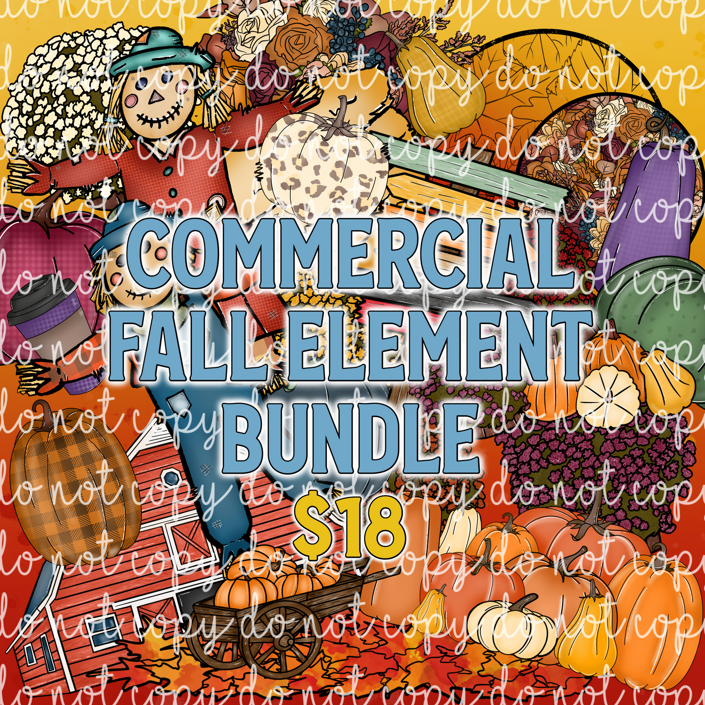 Fall Elements Bundle (Commercial Use)