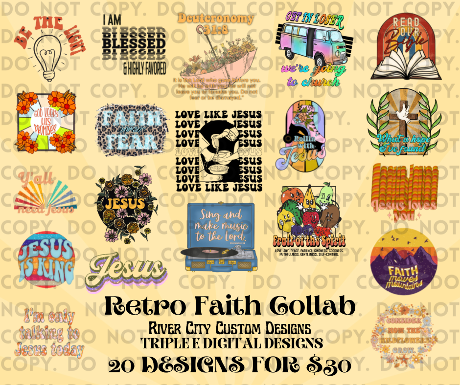 Retro Faith Collab w/ River City Custom Designs