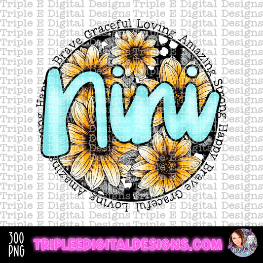 Nini Sunflowers PNG