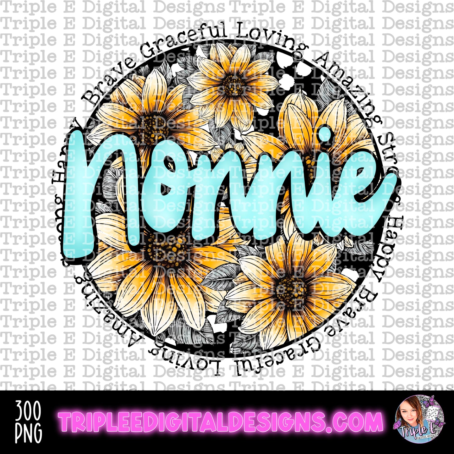 Nonnie Sunflowers PNG