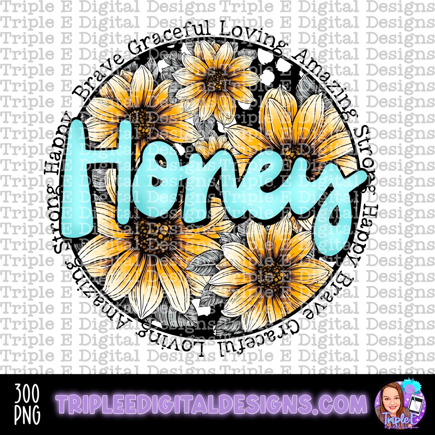 Honey Sunflowers PNG