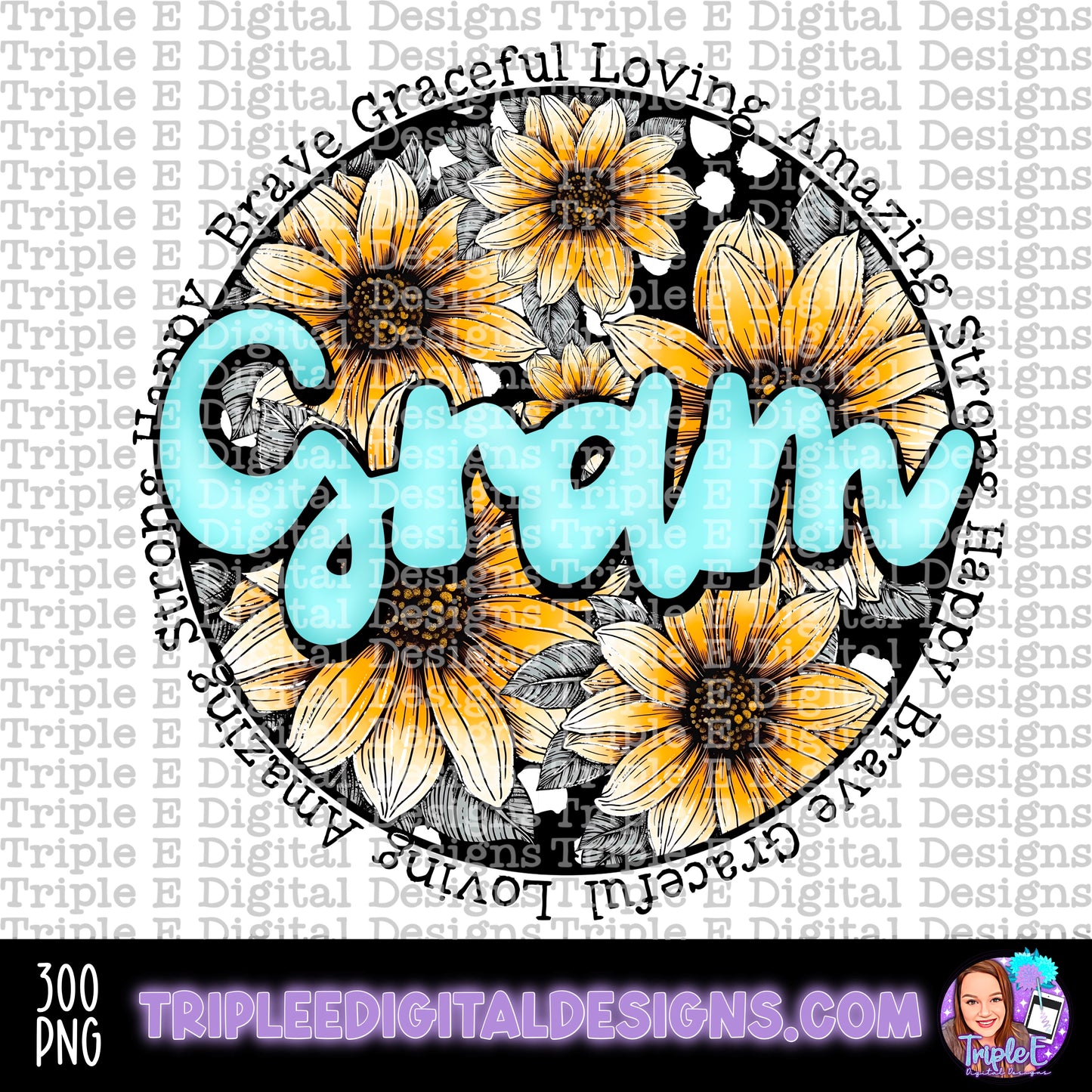 Gram Sunflowers PNG