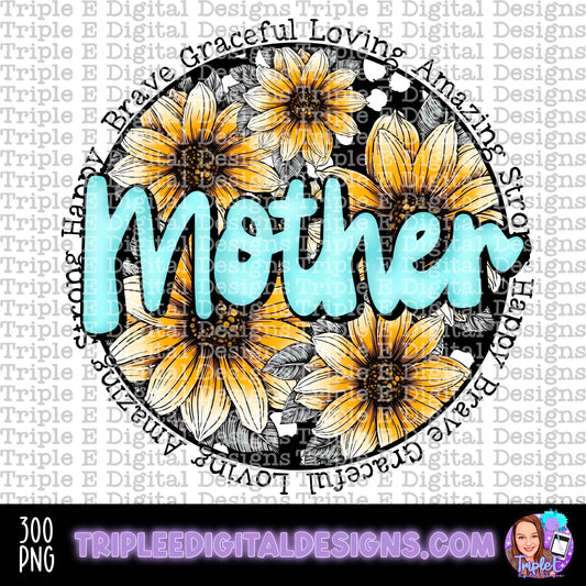 Mother Sunflowers PNG