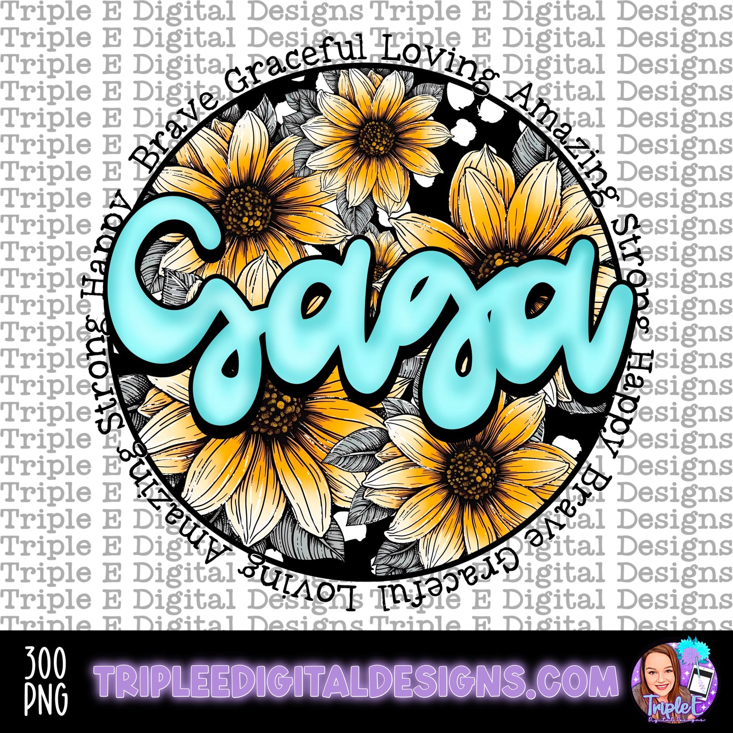 Gaga Sunflowers PNG