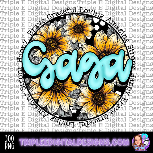 Gaga Sunflowers PNG