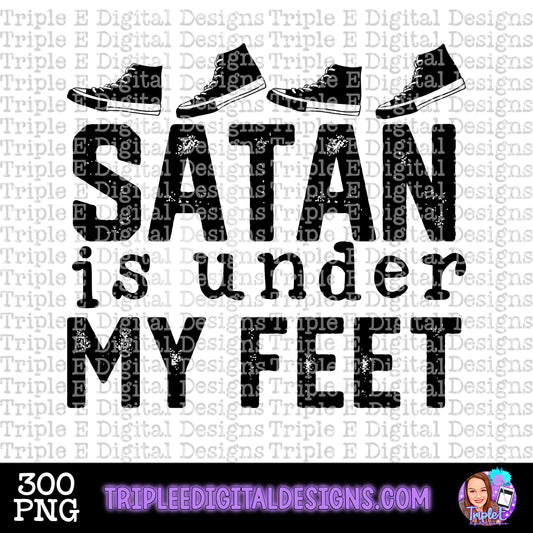 Satan is Under My Feet PNG